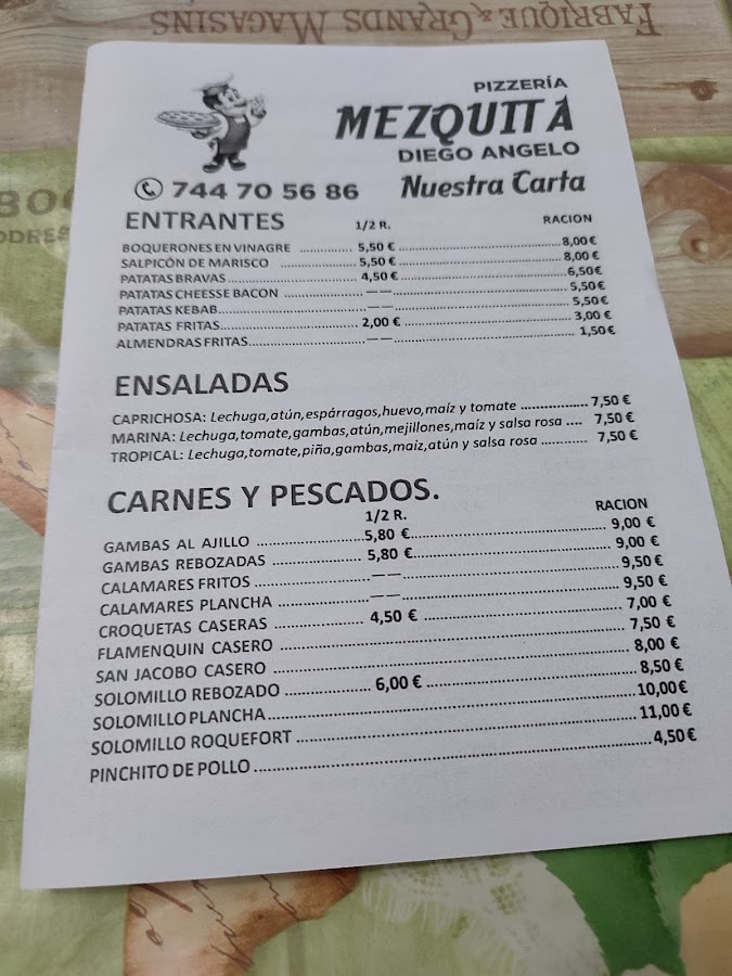 PIZZERÍA REST. MEZQUITA