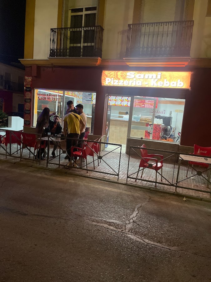 Sami kebab pizza en paseo